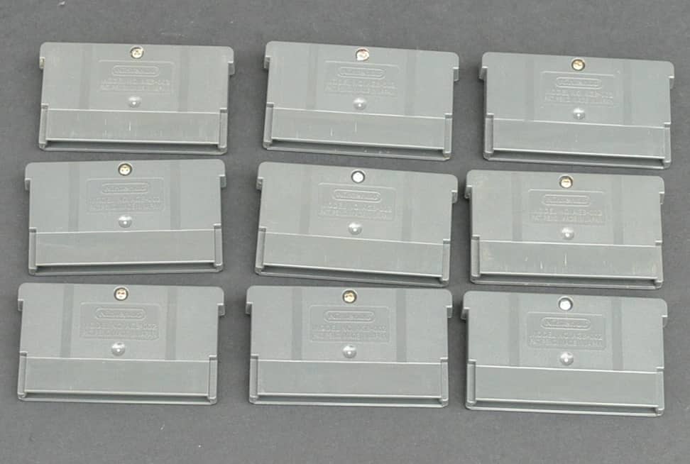 Nine Gameboy Advance Games